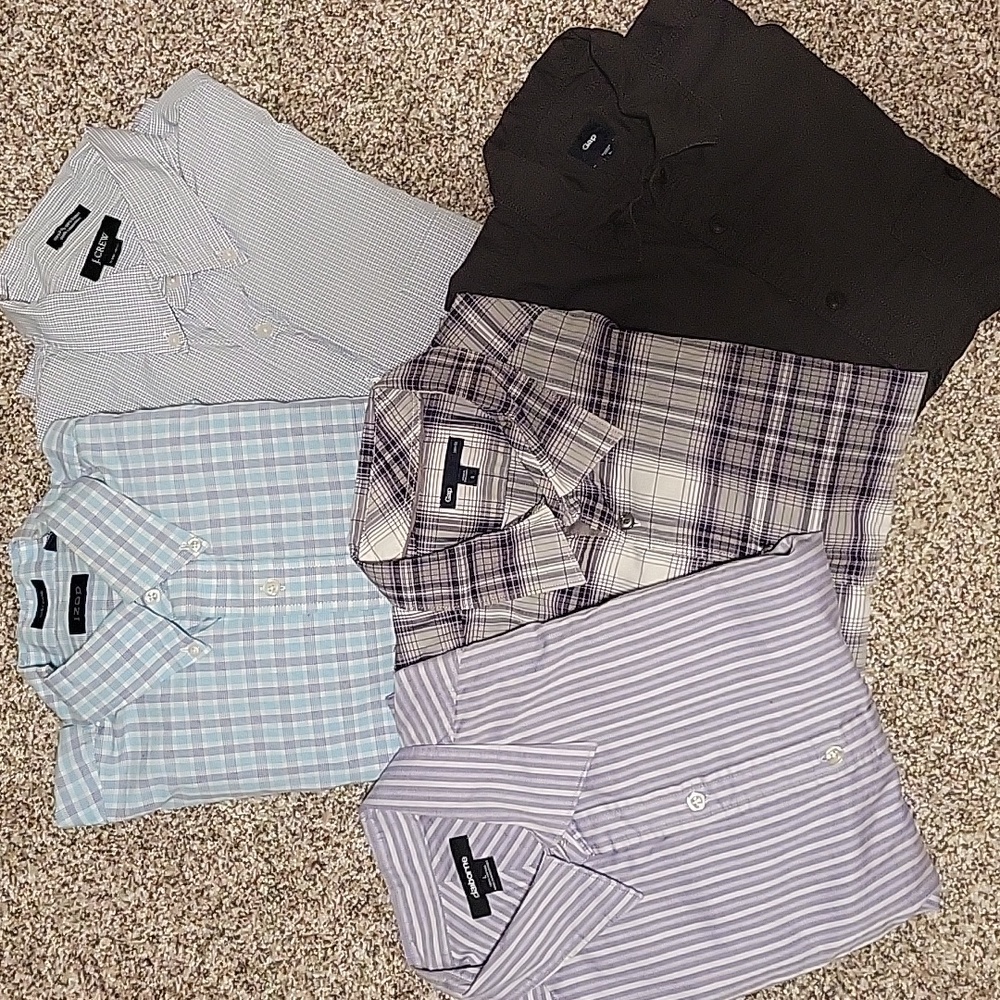 Set of men's dress shirts